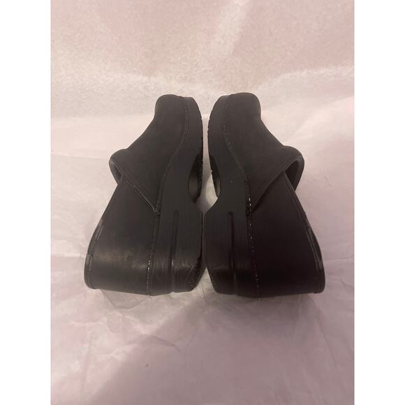 Dansko Waterproof Black Clog Womens 40 Size 10 Nursing Work Comfort Shoe - Picture 4 of 10